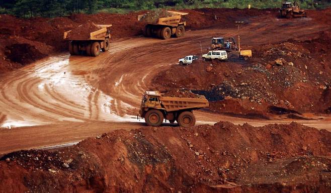 인도네시아의 니켈 광산의 모습 [로이터]