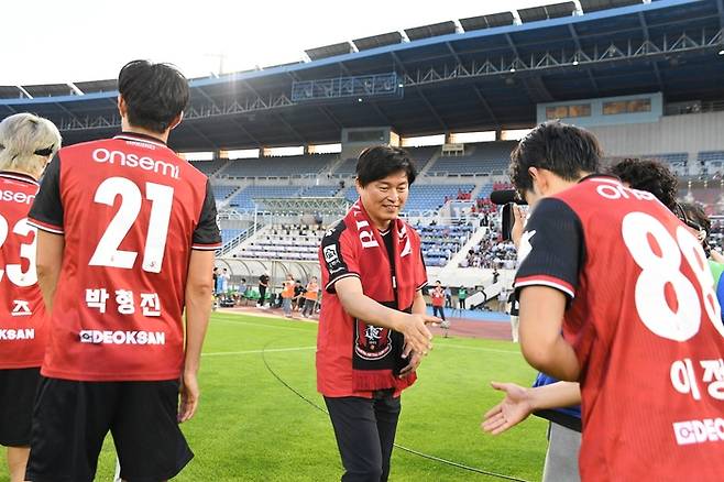 부천 구단주인 조용익 부천 시장. 사진 | 부천FC 1995