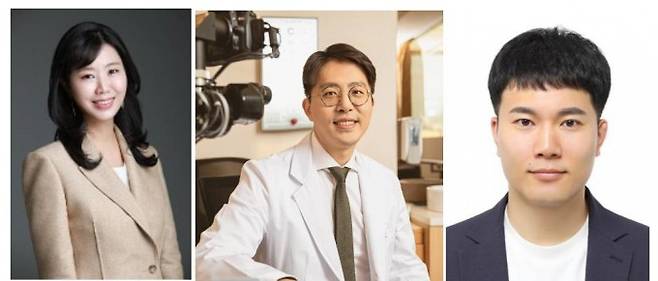 (왼쪽부터) 최윤형 고려대 보건환경융합과학부 교수, 김동현 안암병원 안과 교수, 강하병 고려대 보건과학연구소 연구교수. 고려대 제공.