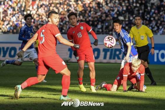 1일 일본-태국전 모습. /AFPBBNews=뉴스1