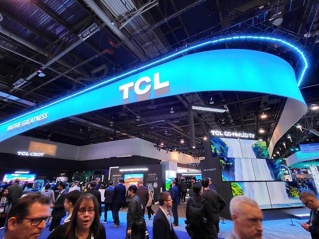 TCL CES 2024 전시장 전경 [촬영 장하나]