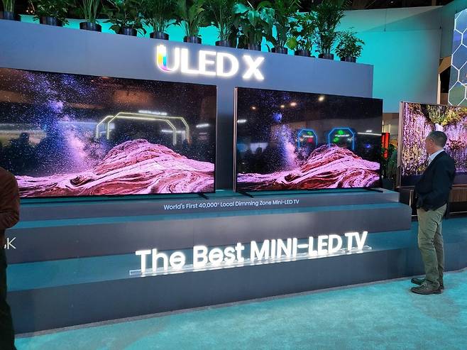 하이센스 CES 2024 전시장 [촬영 장하나]