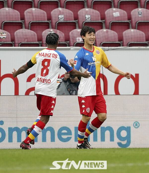 FSV 마인츠 05서 활약 중인 이재성. 사진┃뉴시스/AP