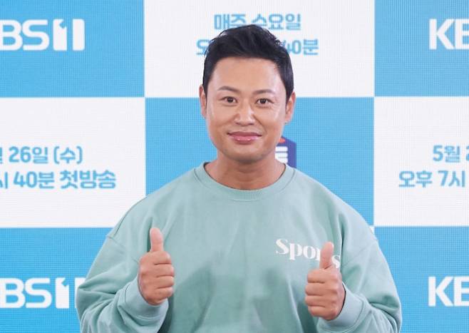 헬스트레이너 양치승이 강남구청을 업무방해 혐의로 고소한 사실이 알려졌다. 사진은 지난 2021년 KBS 1TV 교양 프로그램 '신장개업 운동맛집' 제작발표회에 참석한 헬스 트레이너 양치승. /사진=머니투데