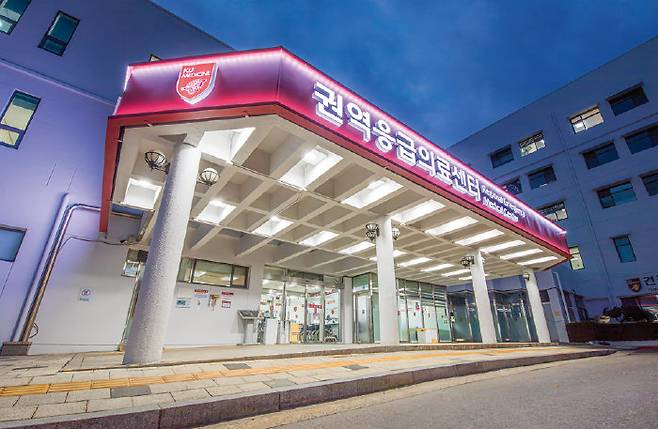 2023년 1월 본격 가동한 고려대안산병원 권역응급의료센터는 중증 응급환자 중심 진료와 재난 대비·대응을 위한 거점병원 역할을 수행한다. [고려대안산병원]