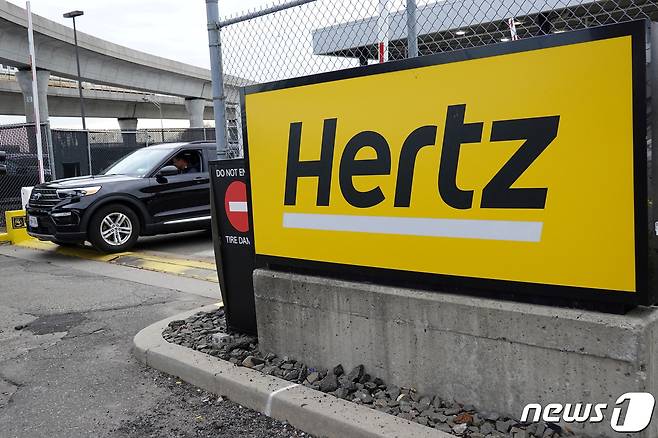 글로벌 렌터카 업체 허츠 로고 ⓒ 로이터=뉴스1 ⓒ News1 박형기 기자