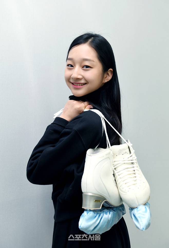 피겨스케이팅 선수 신지아. 서울 강남구 역삼동 올댓스포츠. 박진업 기자 upandup@sportsseoul.com