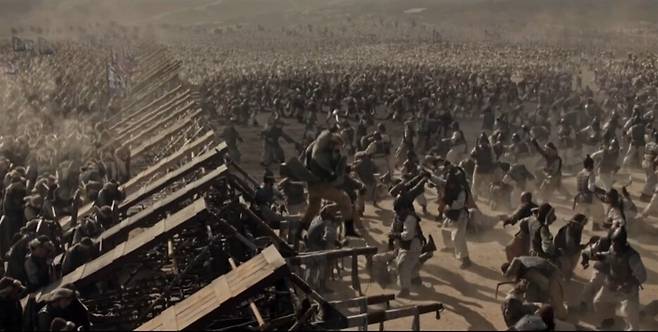 한국방송 대하사극에서 이례적으로 컴퓨터그래픽을 활용해 장엄한 장면을 연출했다. 한국방송 제공