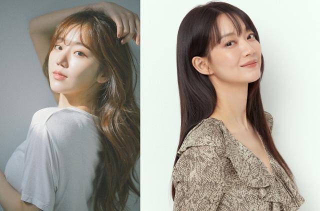 전혜원(왼쪽)과 신민아. 와이원엔터테인먼트, 에이엠엔터테인먼트 제공