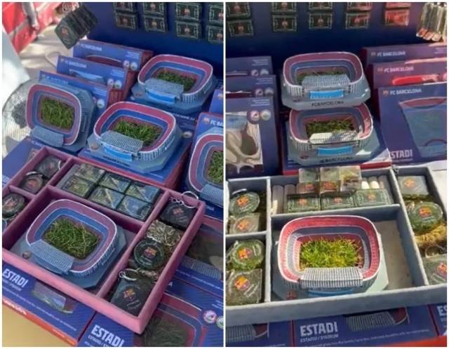 캄프 누 잔디를 판매중인 바르셀로나 구단./소셜미디어