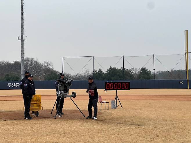 KBO 심판위원회 동계훈련. 사진제공=KBO