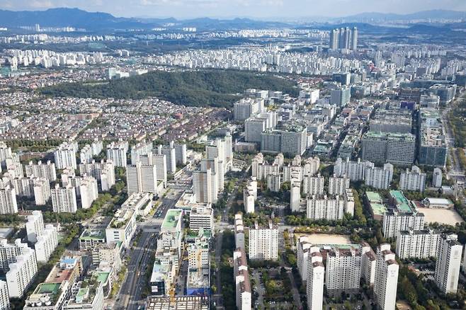 1기 신도시인 고양 일산신도시 전경. 사진=뉴시스