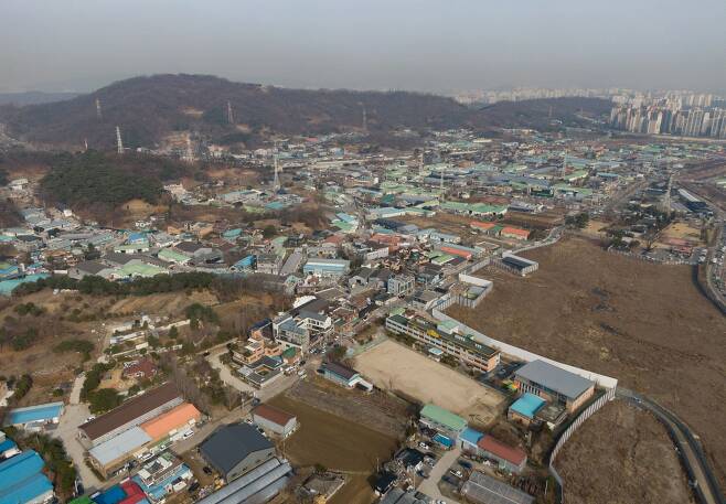 3기 신도시로 지정된 하남시 교산신도시 예정부지 모습. /뉴스1