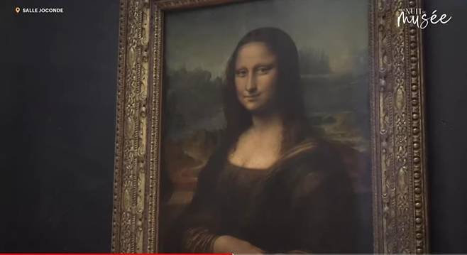 프랑스 인플루언서 '에투알'의 '박물관의 밤' 루브르 편. ['박물관의 밤' 루브프 편 화면 캡처. 재판매 및 DB 금지]