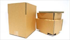 태림포장의 100% 골판지 보랭상자.