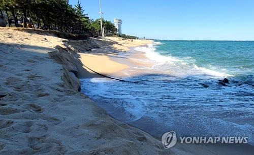 연안 침식 [연합뉴스 자료사진] 위 사진은 기사와 직접적인 관련이 없습니다.