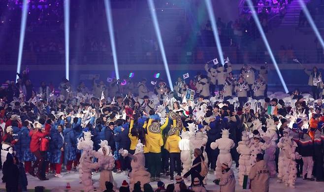 개회식 축하 공연. ⓒ 뉴시스