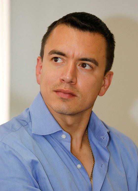 다니엘 노보아 에콰도르 대통령. 로이터=연합뉴스