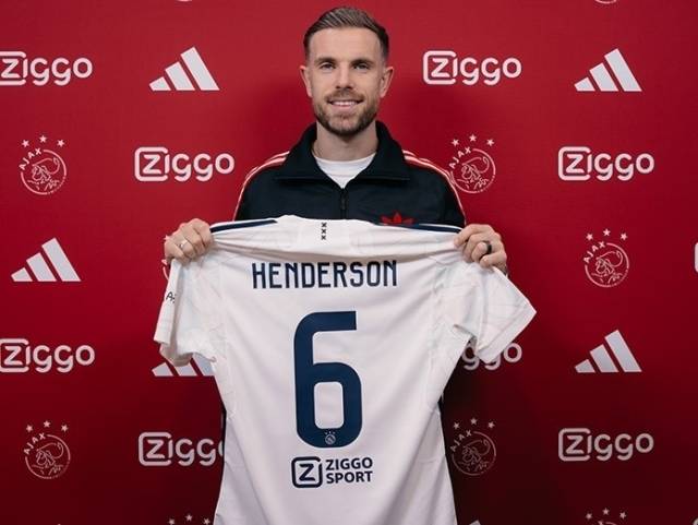 조던 헨더슨./AFC 아약스 홈페이지