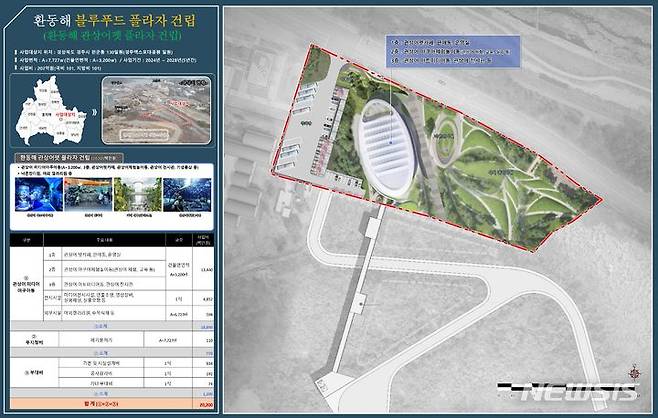 [경주=뉴시스] 경주 '환동해 오션플라자' 건립 계획도. (계획도=경주시 제공) 2024.01.21. photo@newsis.com