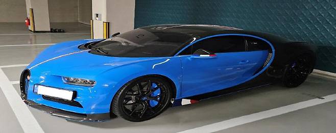 자금 세탁을 위해 구매한 40억 원 상당의 수퍼카 ‘부가티 시론’(사진=연합뉴스)