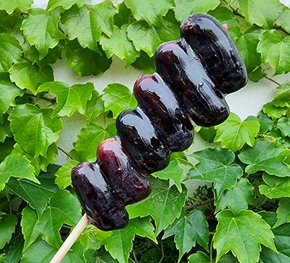 블랙 사파이어 포도 탕후루