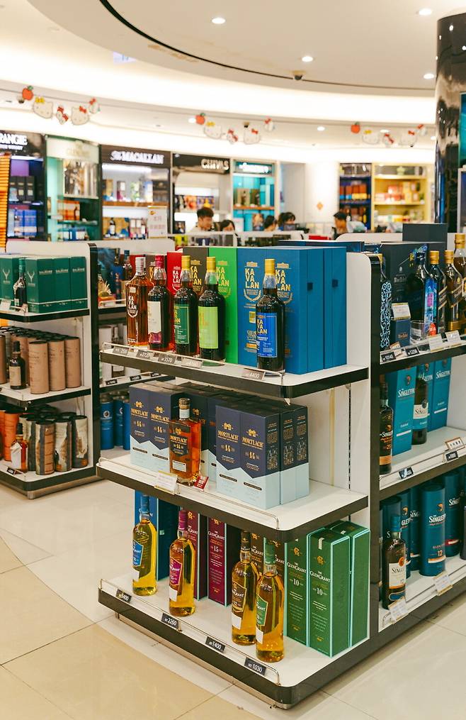 대만 싱글몰트 위스키 카발란의 쇼룸