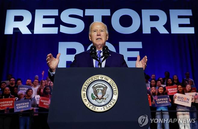 조 바이든 미국 대통령 [매너서스(버지니아 주) 로이터=연합뉴스. 재판매 및 DB 금지]