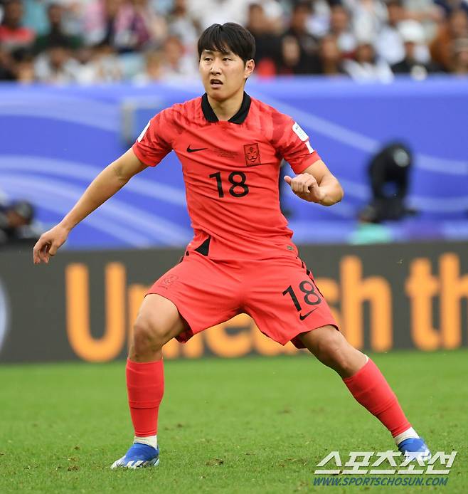 25일(현지시간) 카타르 알와크라 알자누브 스타디움에서 열린 2023 아시아축구연맹(AFC) 카타르 아시안컵 대한민국과 말레이시아의 경기. 이강인이 프리킥으로 동점골을 넣고 있다. 알와크라(카타르)=박재만 기자pjm@sportschosun.com/2023.01.25/