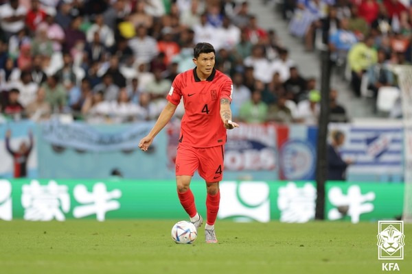 김민재(한국 대표팀). 대한축구협회 제공