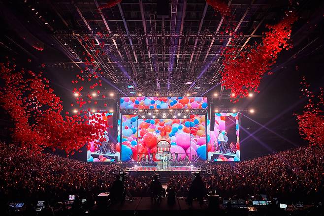 인스파이어 아레나에서 연 동방신기 콘서트 [SM엔터테인먼트 제공]