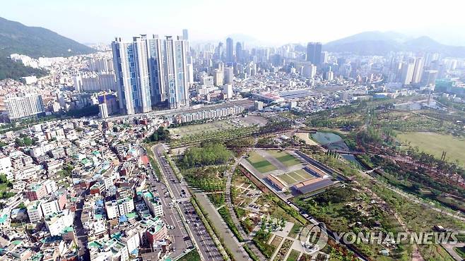 부산시민공원 주변 재개발 [촬영 조정호]