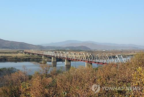 북러 접경지에 설치된 두만강 대교 [연합뉴스 자료사진. 재판매 및 DB금지]