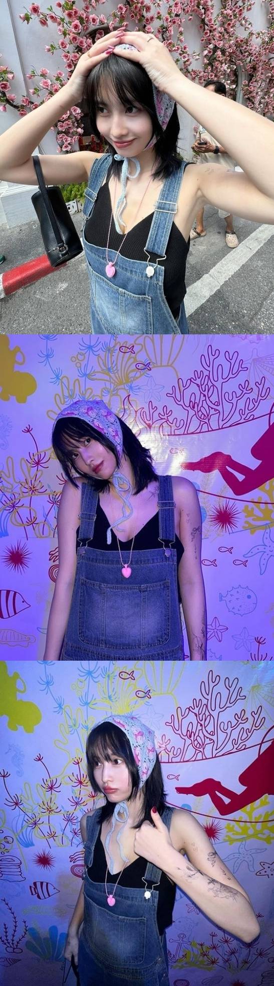 그룹 트와이스 멤버 모모. (모모 소셜네트워크서비스)