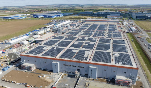 중국 닝더스다이(CATL)의 독일 에르푸르트 공장 전경. 사진 제공=CATL