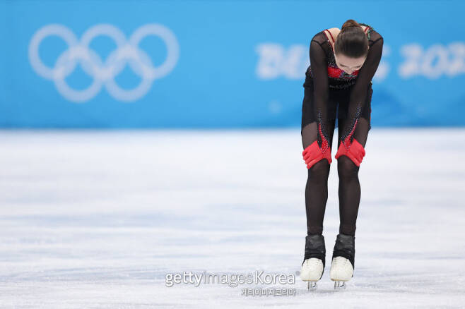지난 2022 베이징 동계 올림픽에 출전했던 러시아 카밀라 발리예바. 사진=게티이미지