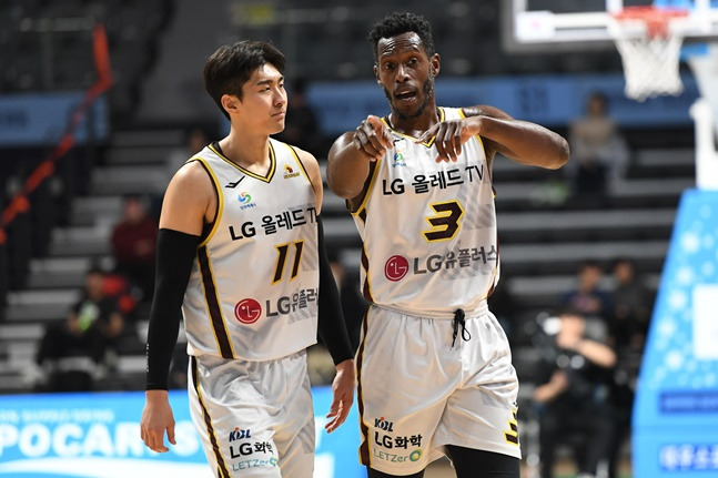 LG 양홍석(왼쪽). /사진=KBL