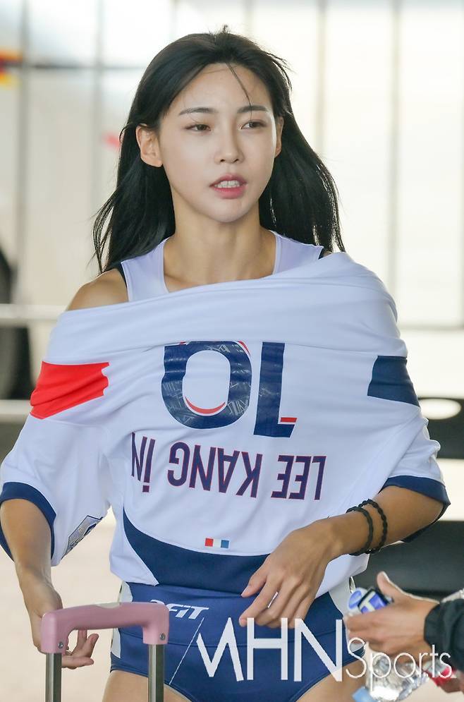 제104회 전국체전에 출전했을 당시 김민지ⓒMHN스포츠 권혁재 기자