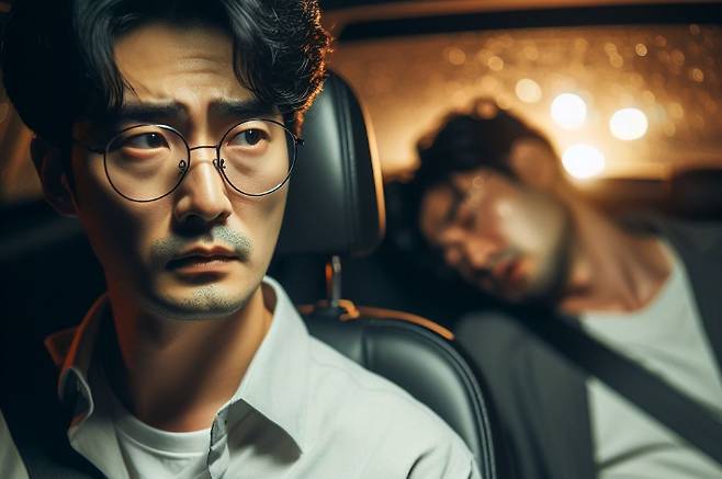 이미지 생성형 AI 챗봇이 만든 '대리운전' 이미지. 마이크로소프트 빙 '이미지크리에이터' 캡처