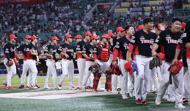 KIA가 2023년 9월2일 문학 SSG전에서 승리하며 7연승을 달성했다. 사진 | KIA 타이거즈