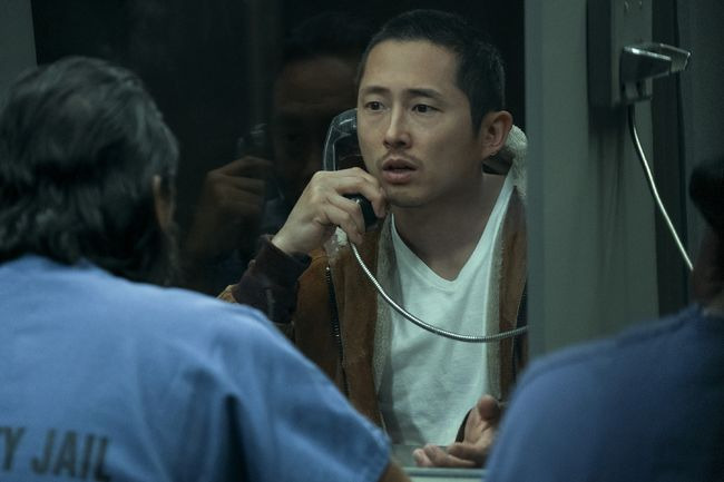 Beef. Steven Yeun as Danny in episode 106 of Beef. Cr. Andrew Cooper/Netflix © 2023