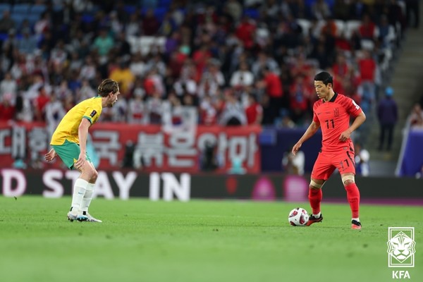 황희찬. 대한축구협회 제공