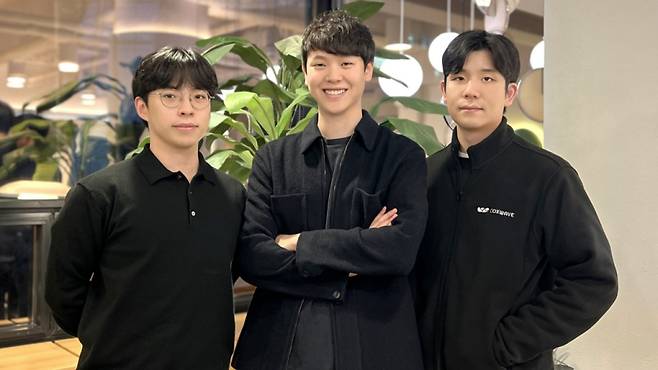 (왼쪽부터)콕스웨이브 김주원 공동창업자(CSO), 김기정 대표(CEO), 정주영 공동창업자(CMO) /사진제공=콕스웨이브