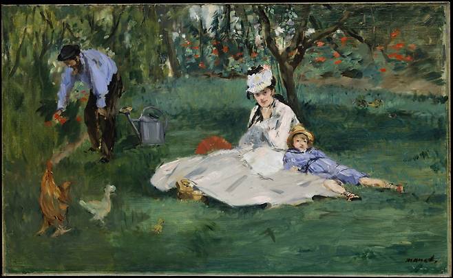 에두아르 마네, 'The Monet Family in Their Garden at Argenteuil'