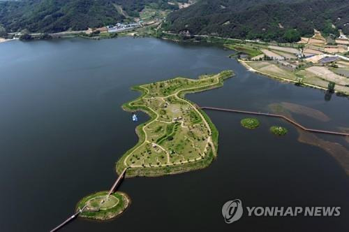 양구 한반도섬. [연합뉴스 자료 사진]