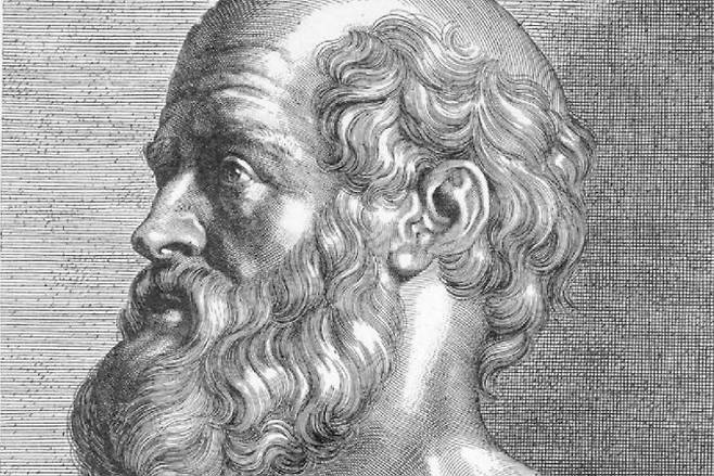 히포크라테스 조각상. 위키미디어 제공