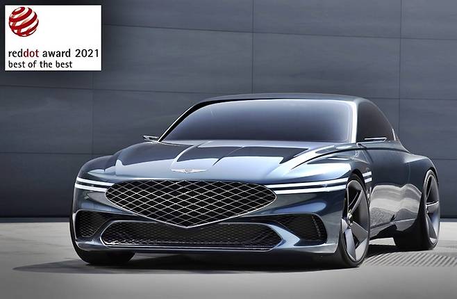 레드닷 디자인 콘셉트 최우수상을 받은 제네시스 엑스 [사진출처=제네시스]