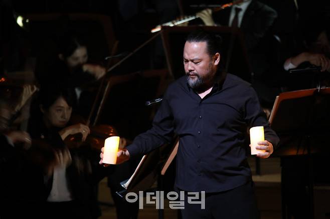 지난해 10월 29일 서울 서초구 예술의전당 콘서트홀에서 열린 ‘베이스 바리톤 사무엘 윤 콘서트’의 한 장면. (사진=아트앤아티스트)