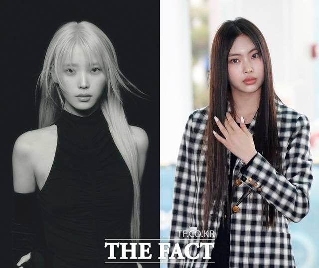 아이유가 새 앨범 'The Winning' 트랙리스트를 공개했다. 뉴진스 혜인이 수록곡 'Shh..' 피처링에 참여했다. /EDAM엔터, 더팩트 DB