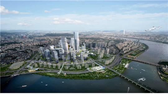 용산국제업무지구 조감도. 서울시 제공.